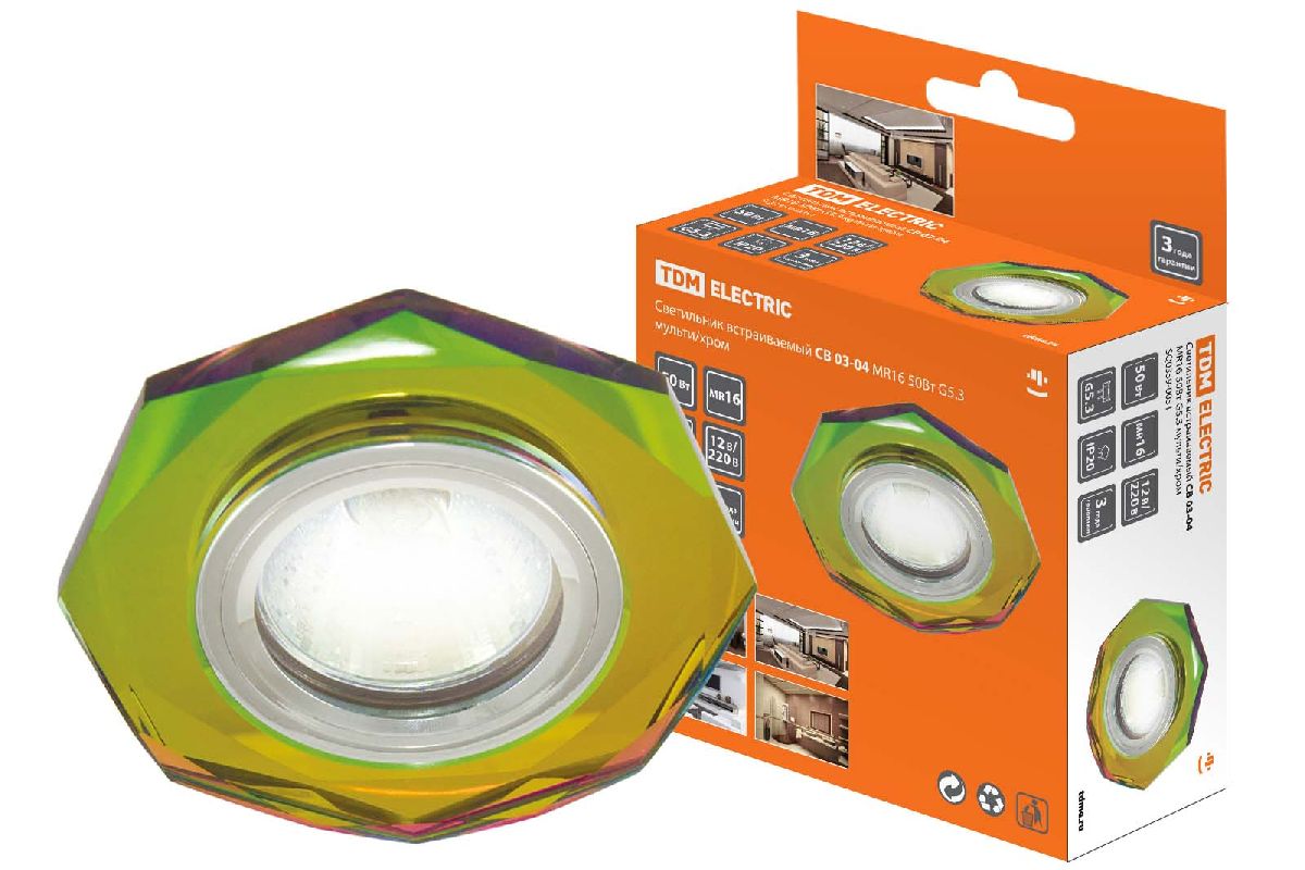 Встраиваемый светильник TDM Electric СВ 03-04 SQ0359-0051