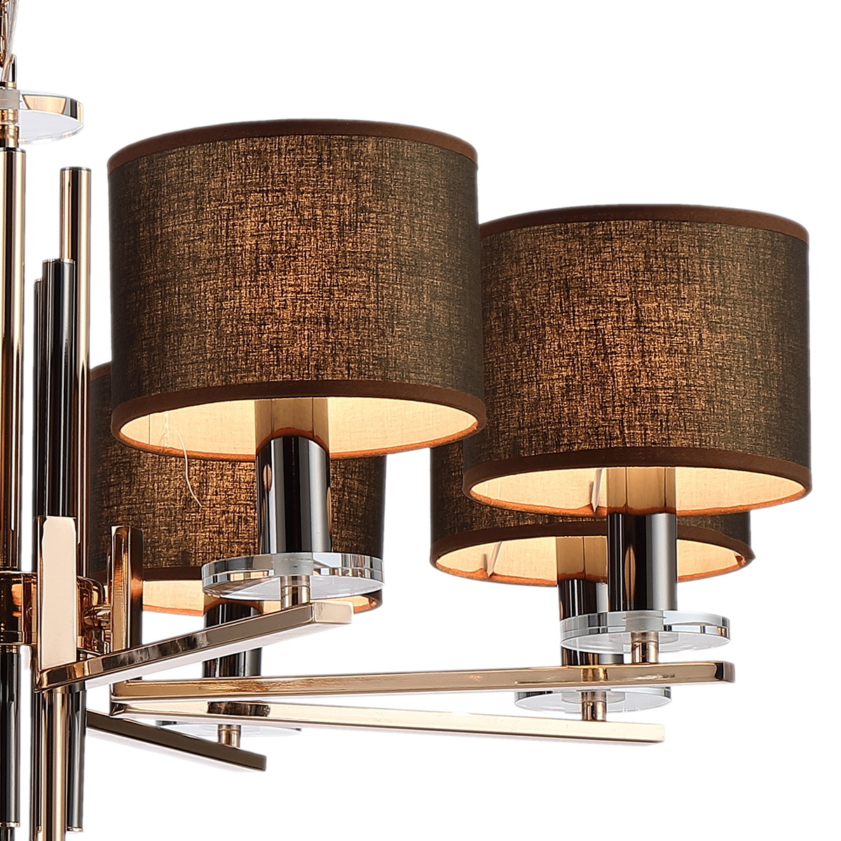 Подвесная люстра Illumico IL6178-8P-27 BK GD