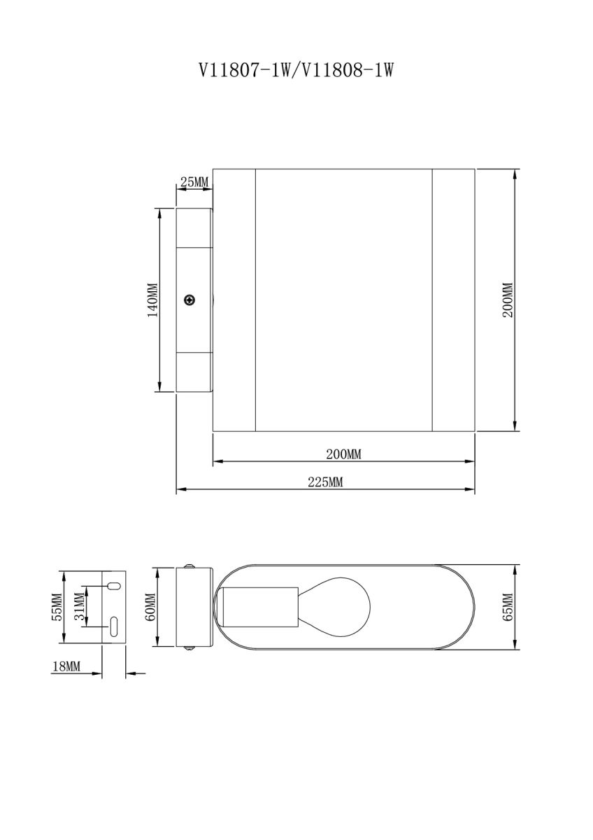 Настенный светильник Moderli Metalicana V11807-1W