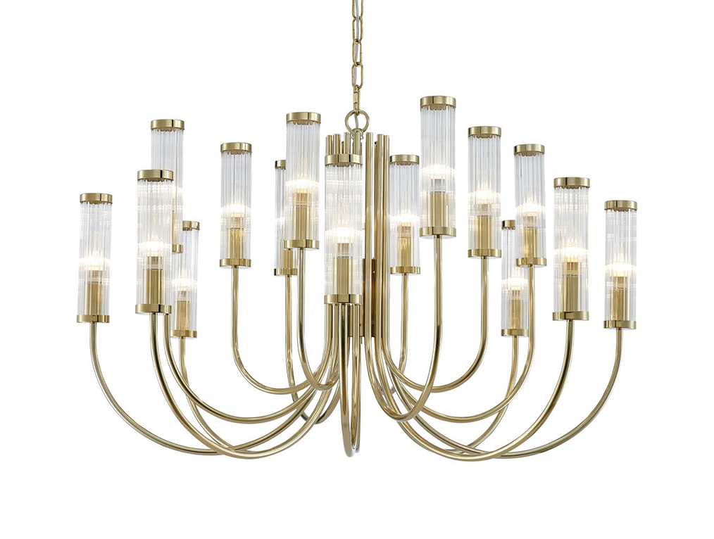 Подвесная люстра Newport 4558+4+4/C gold М0069317