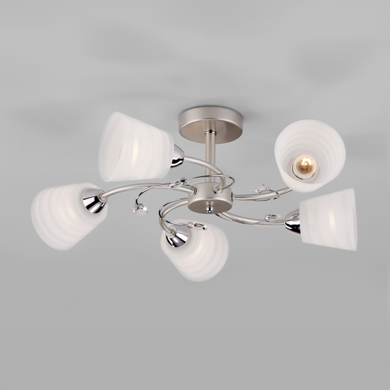 Потолочная люстра Eurosvet Sabrina 30147/5 перламутровое золото