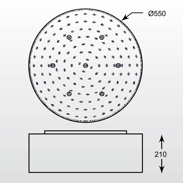 Потолочная люстра Zumaline BLINK C0173-07W-B5B3