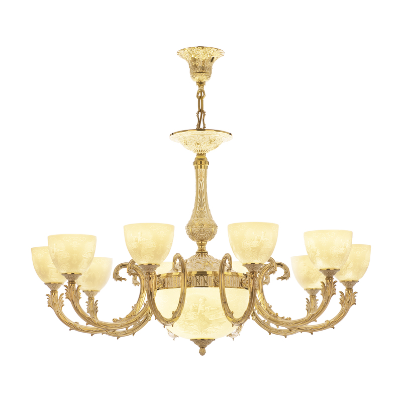 Подвесная люстра Bohemia Ivele Crystal Florence 71109P/10/300 GW P1 U Pair