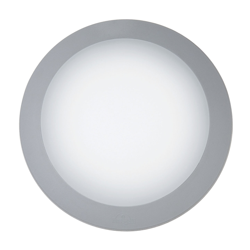 Уличный настенный светодиодный светильник Ideal Lux Berta AP1 Big Grigio 120720