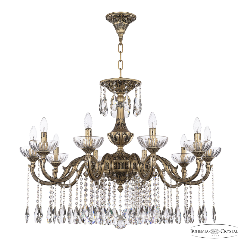 Подвесная люстра Bohemia Ivele Crystal AL78101/10/300 A AGB P Clear/M-1H
