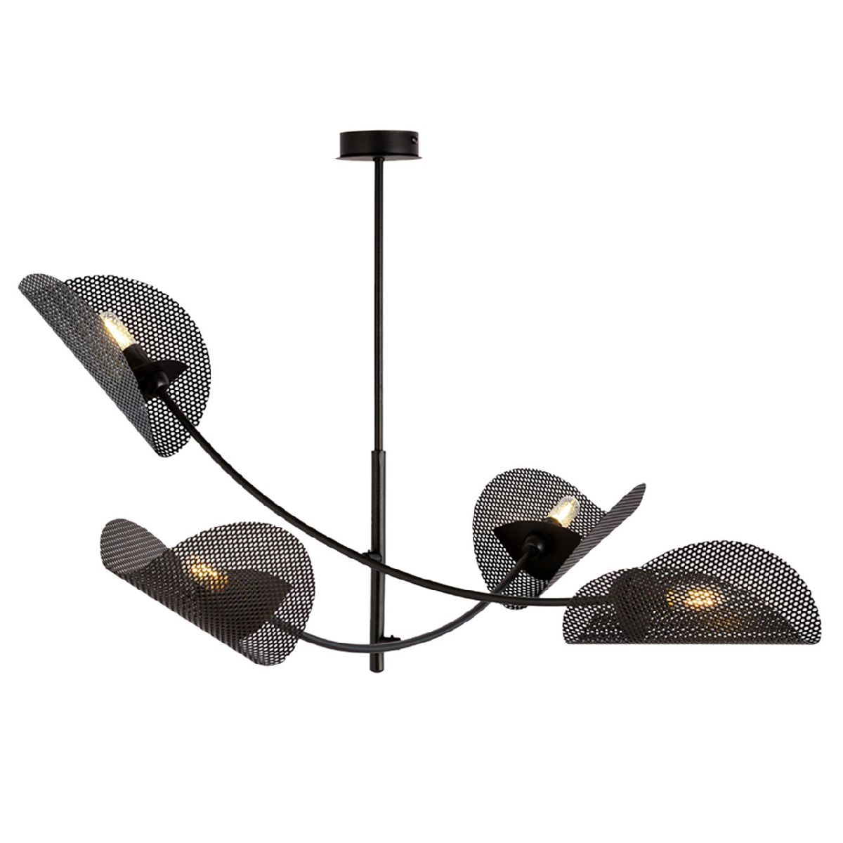 Люстра на штанге IMEX MD.8378-4-P-BK