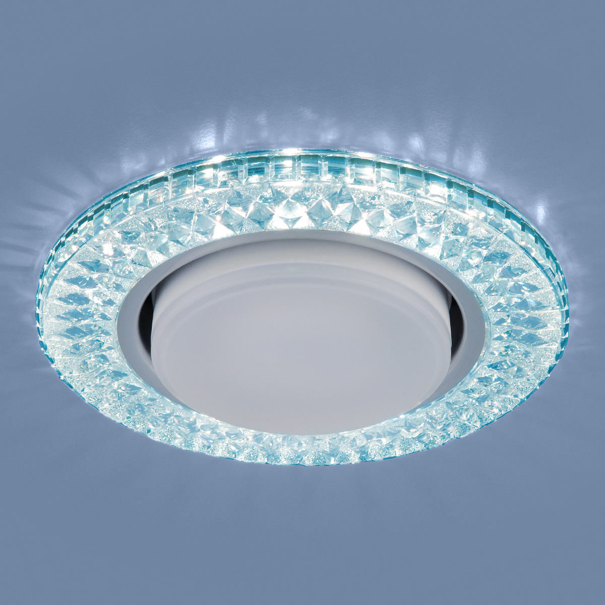 Встраиваемый светильник Elektrostandard 3021 GX53 BL лазурный 4690389100000