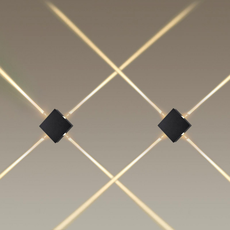 Настенный светильник черный Odeon Light 4259/8WL