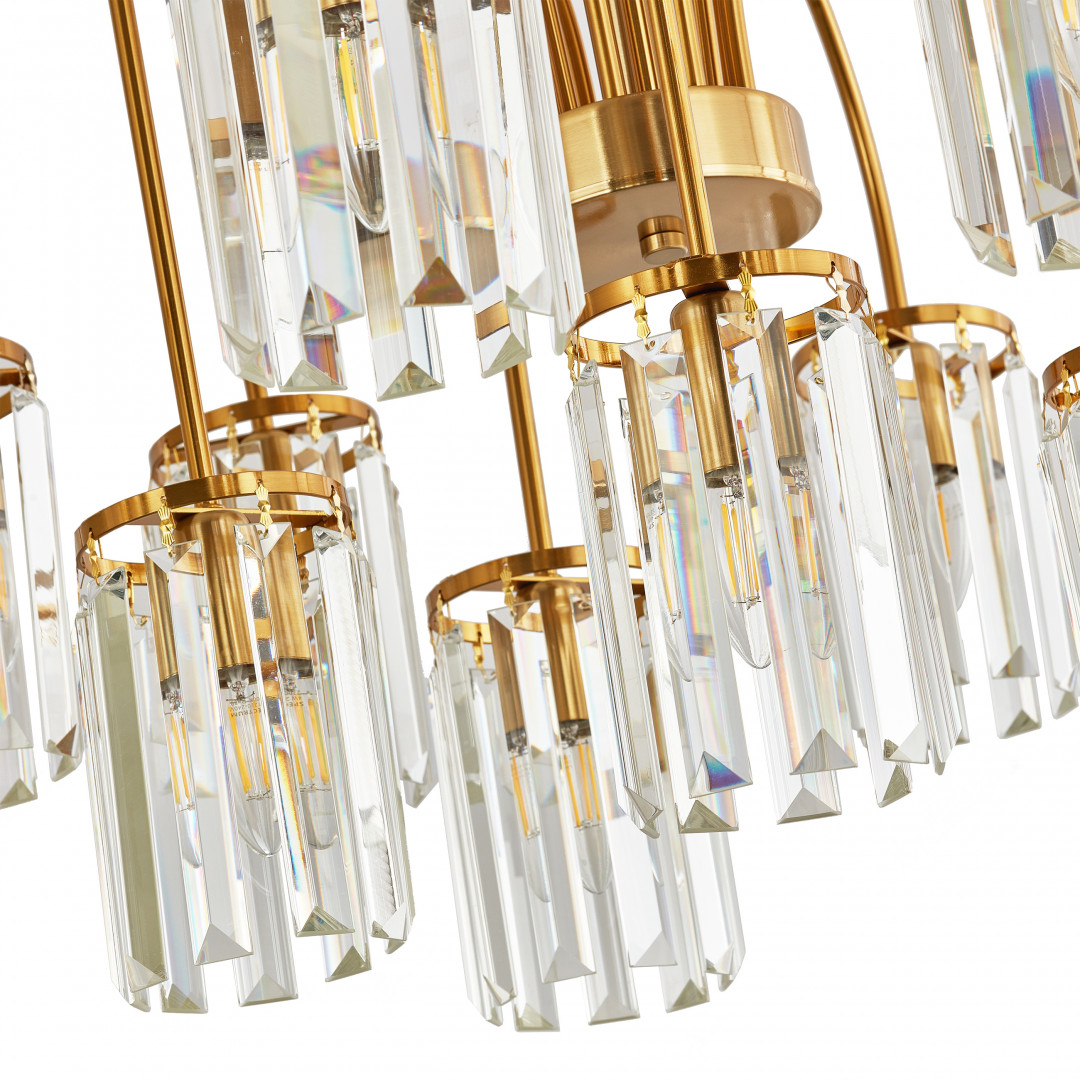 Люстра на штанге Arte Milano AM 2328B.D800.H700.E14.12 G