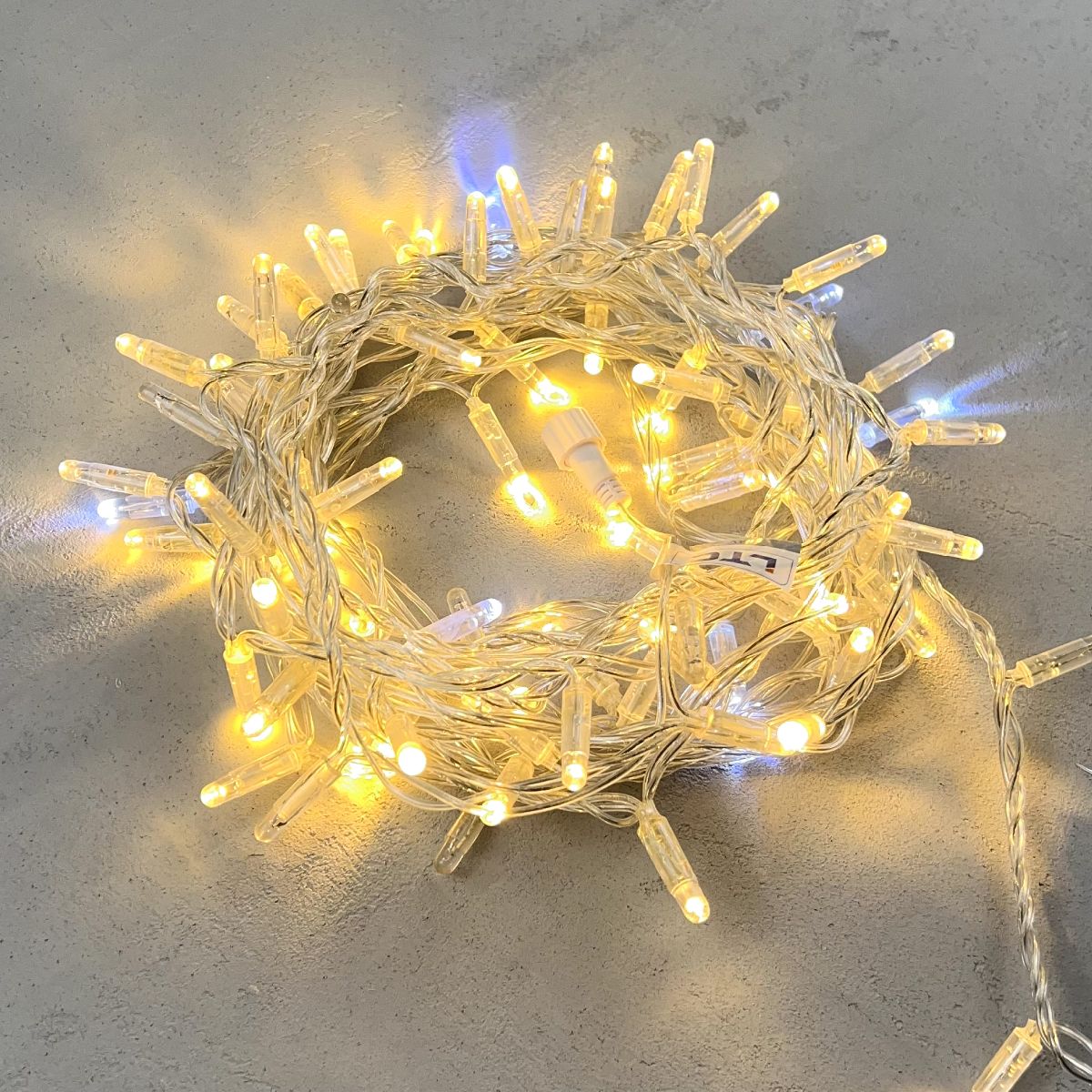 Гирлянда Нить с колпачком Laitcom (LTC) PST100BLWCAP-10-2WW