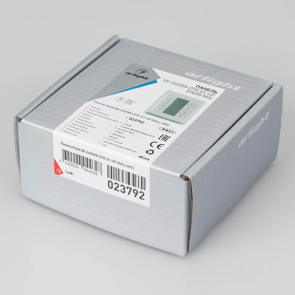 Панель Arlight Knob SR-2402K8-DT8-G1-UP (Dali, Mix) 023792
