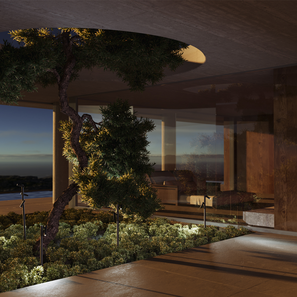 Парковый светильник Maytoni Torq O494FL-L30B3K