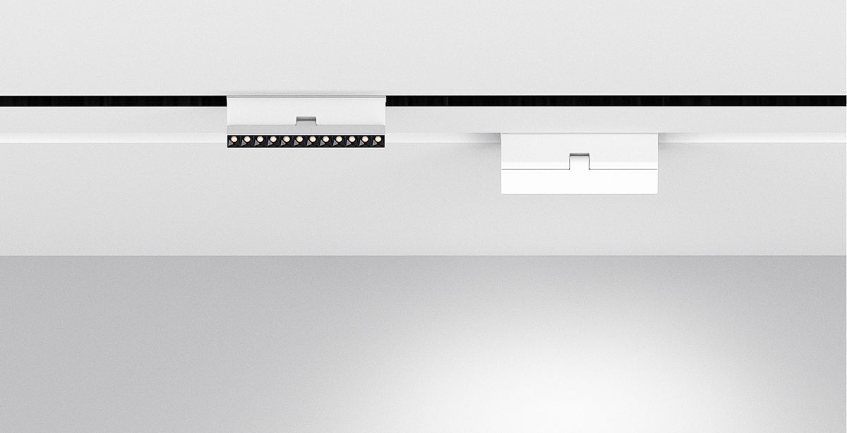 Трековый светильник Luminotti Slimline Pinflat Mask L.221.9.CCT.WH