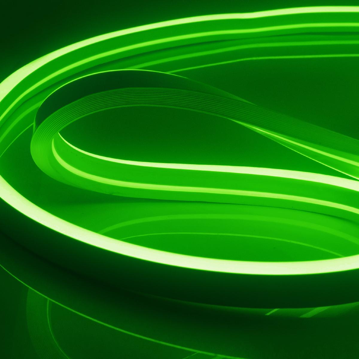 Светодиодный неон мини Apeyron 220В 6Вт/м smd2835 108д/м IP65 150Лм/м 50м зеленый 10-84