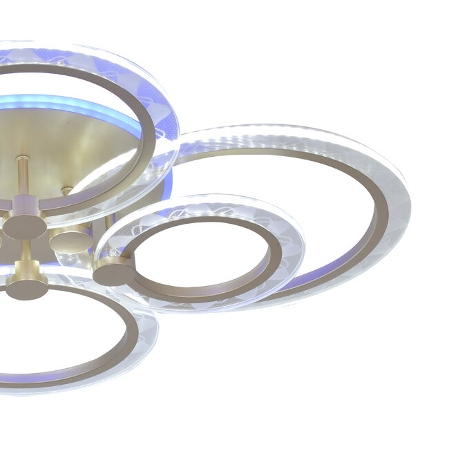 Потолочная люстра Seven Fires Oden SF7052/7C-SGD-RGB