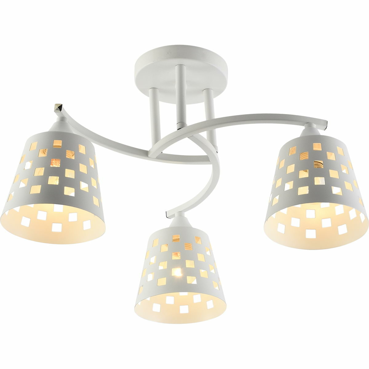 Люстра на штанге Reluce 01384-0.3-03 WH+CR