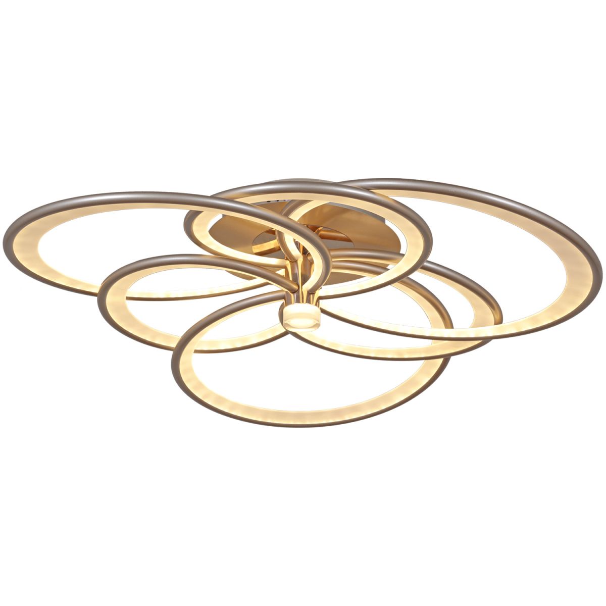 Потолочная люстра Reluce 09246-0.3-3+3 Champaign silver