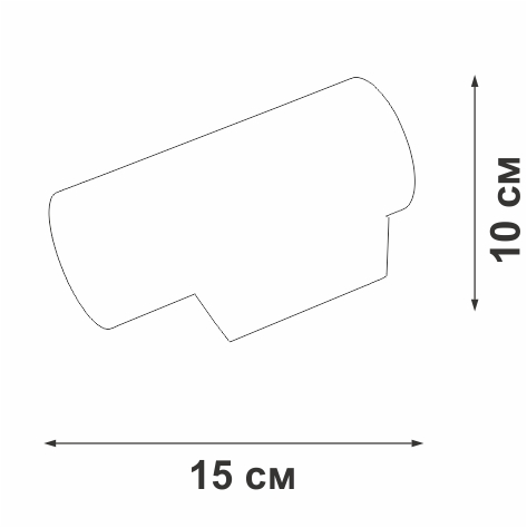 Уличный настенный светильник Vitaluce V2068-1/1A