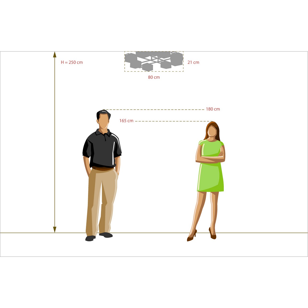 Потолочная люстра De Markt Тетро 673013908 в Москве