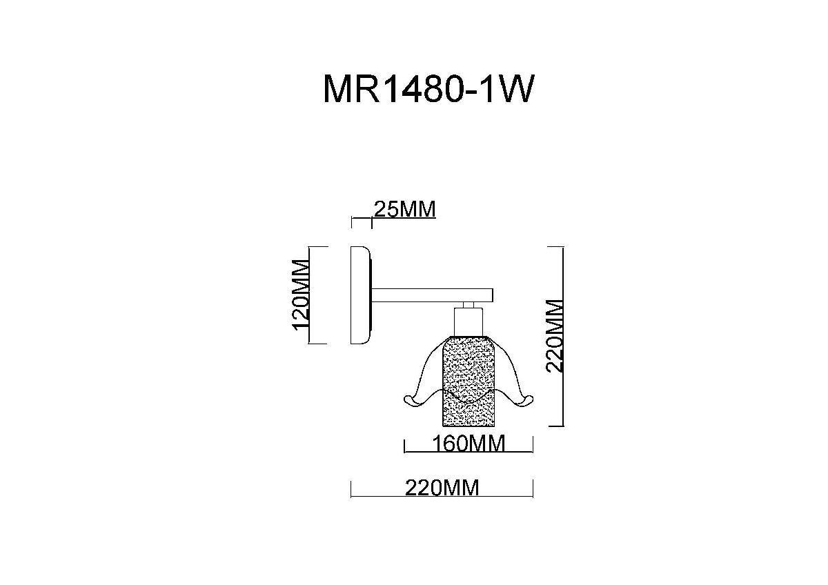 Бра MyFar Lisa MR1480-1W