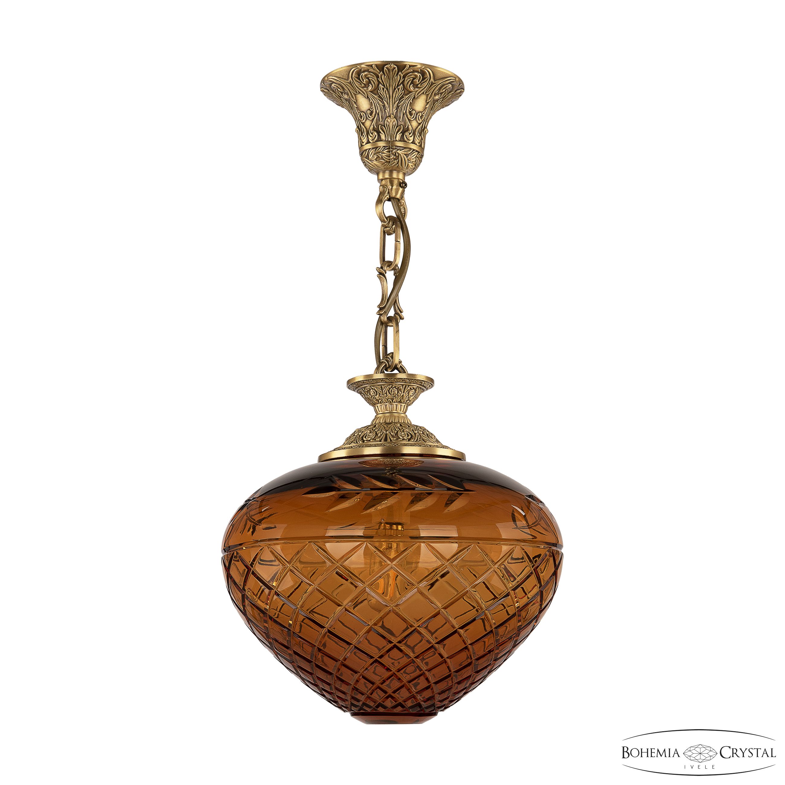 Подвесной светильник Bohemia Ivele Crystal 7003P/23 FP Amber/H-1B