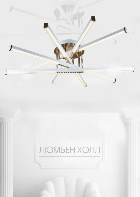 Потолочная люстра Wedo Light Imrus WD7512/10C-WT-GD