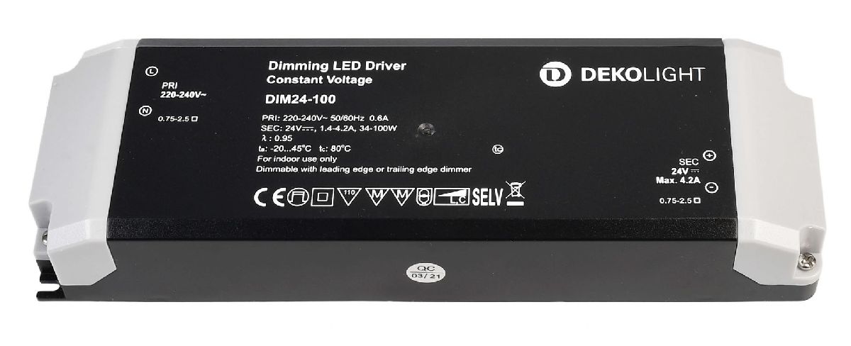 Блок питания Deko-Light 100Вт 220-240В IP20 862242