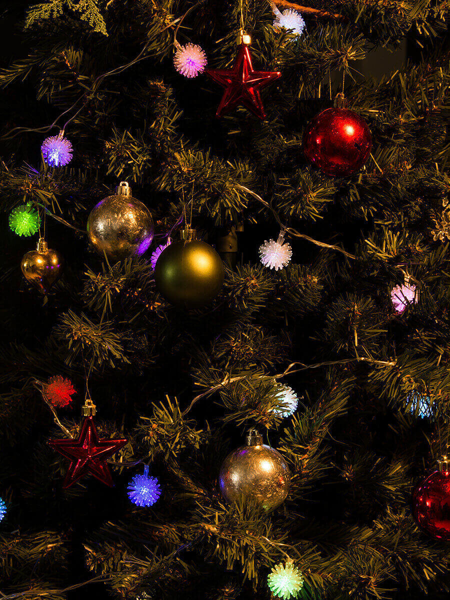 Светодиодная гирлянда (07921) Uniel Шарики 220V разноцветный ULD-S0280-020/DTA RGB IP20 BALLS