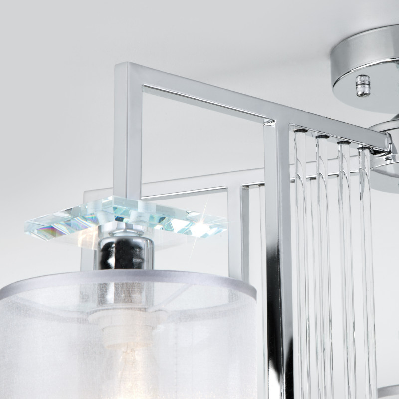 Накладная люстра Eurosvet 60108/5 хром