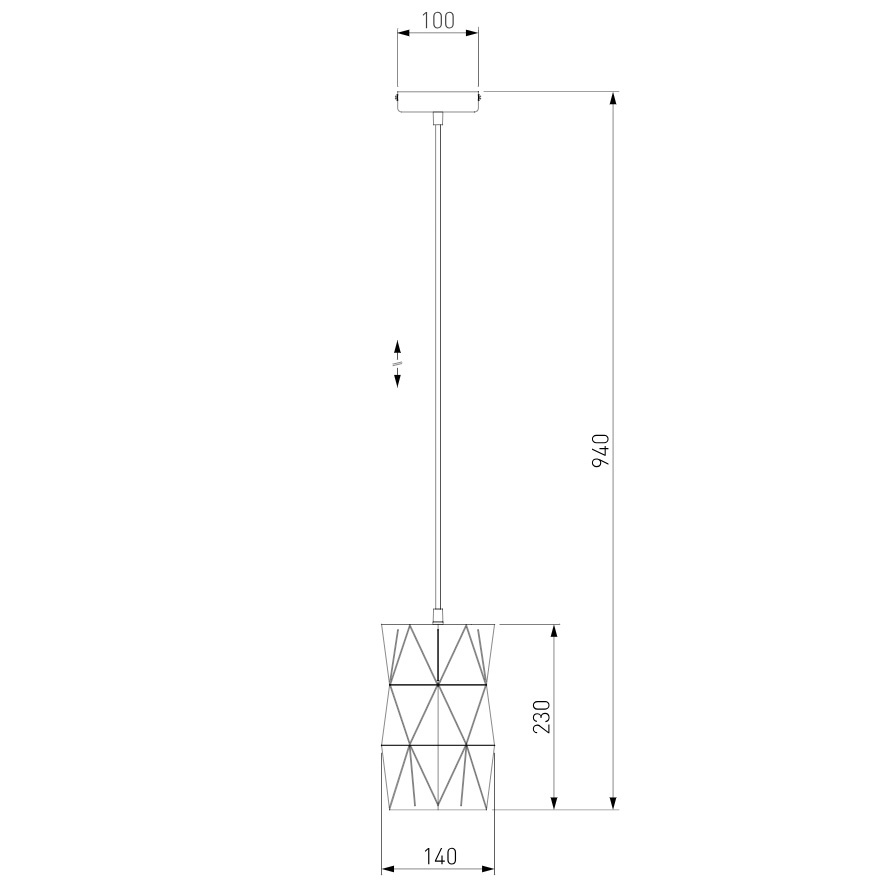 Подвесной светильник Eurosvet Reprise 50145/1 золотой