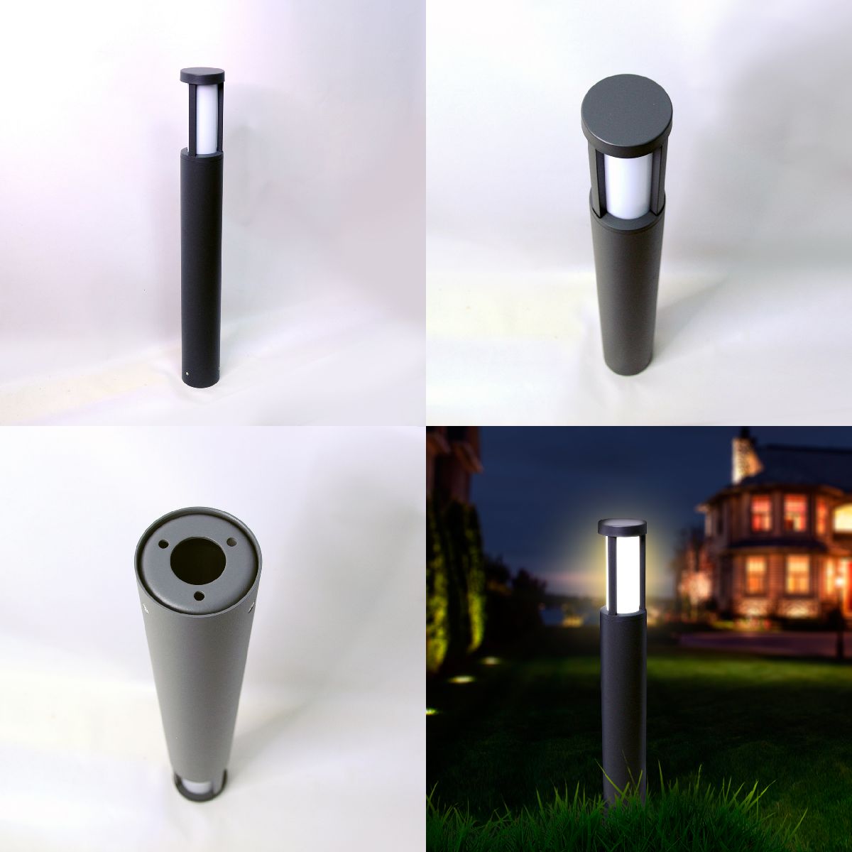 Ландшафтный светильник Elvan PJ-1513/1-11,5W-WW-Gr