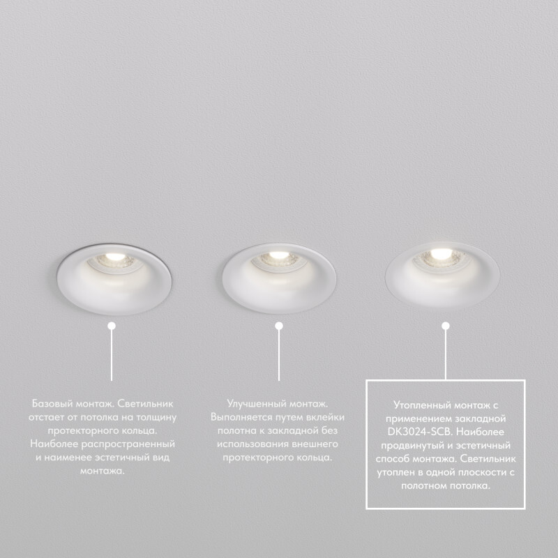 Закладная панель Denkirs DK3024-SCB