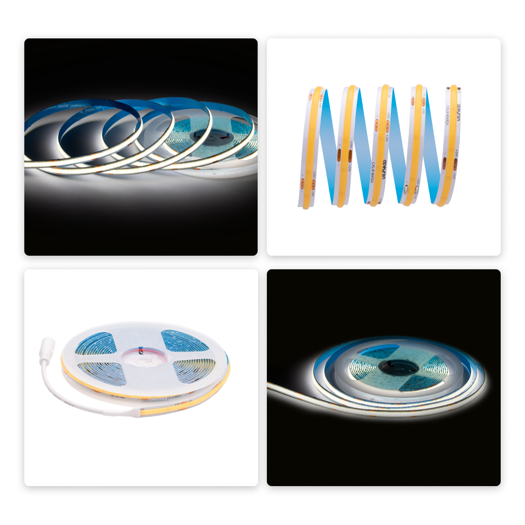 Светодиодная лента Apeyron 24В COB 10Вт/м 4000К 5м IP20 00-394