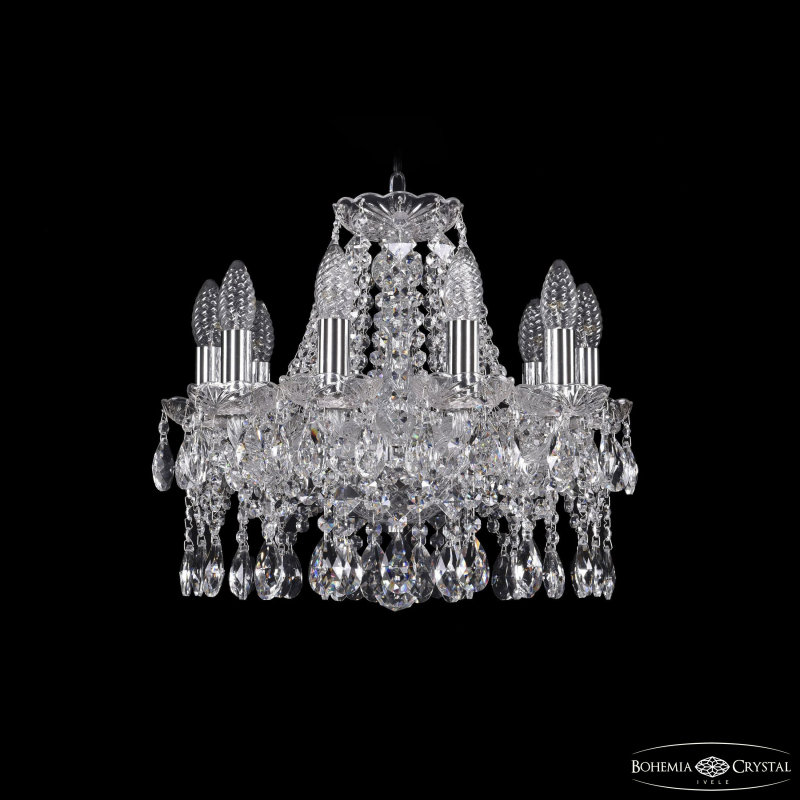 Подвесная люстра Bohemia Ivele Crystal 1413/10/141 Ni