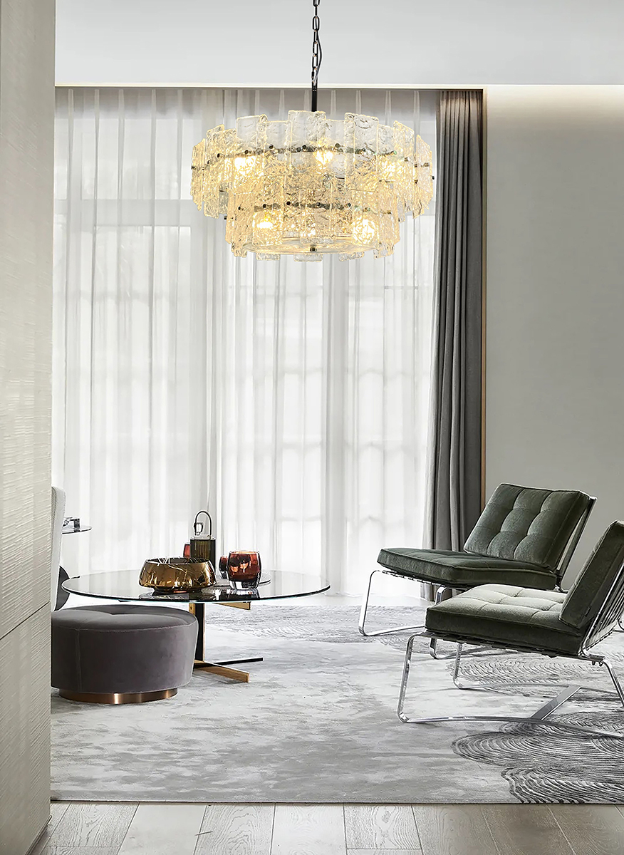 Подвесная люстра Delight Collection BRCH9161WG nickel