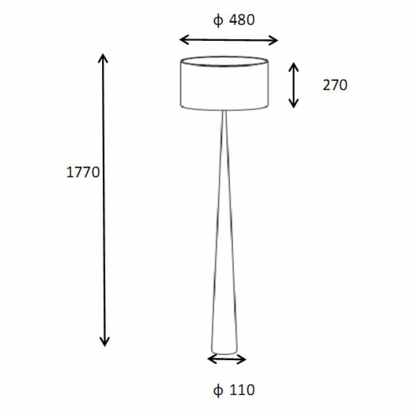 Торшер Lucide Conos 30794/81/72