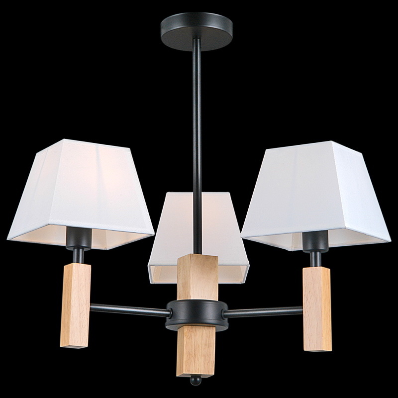 Люстра на штанге Illumico IL0026-3PSQ-19 BK WD