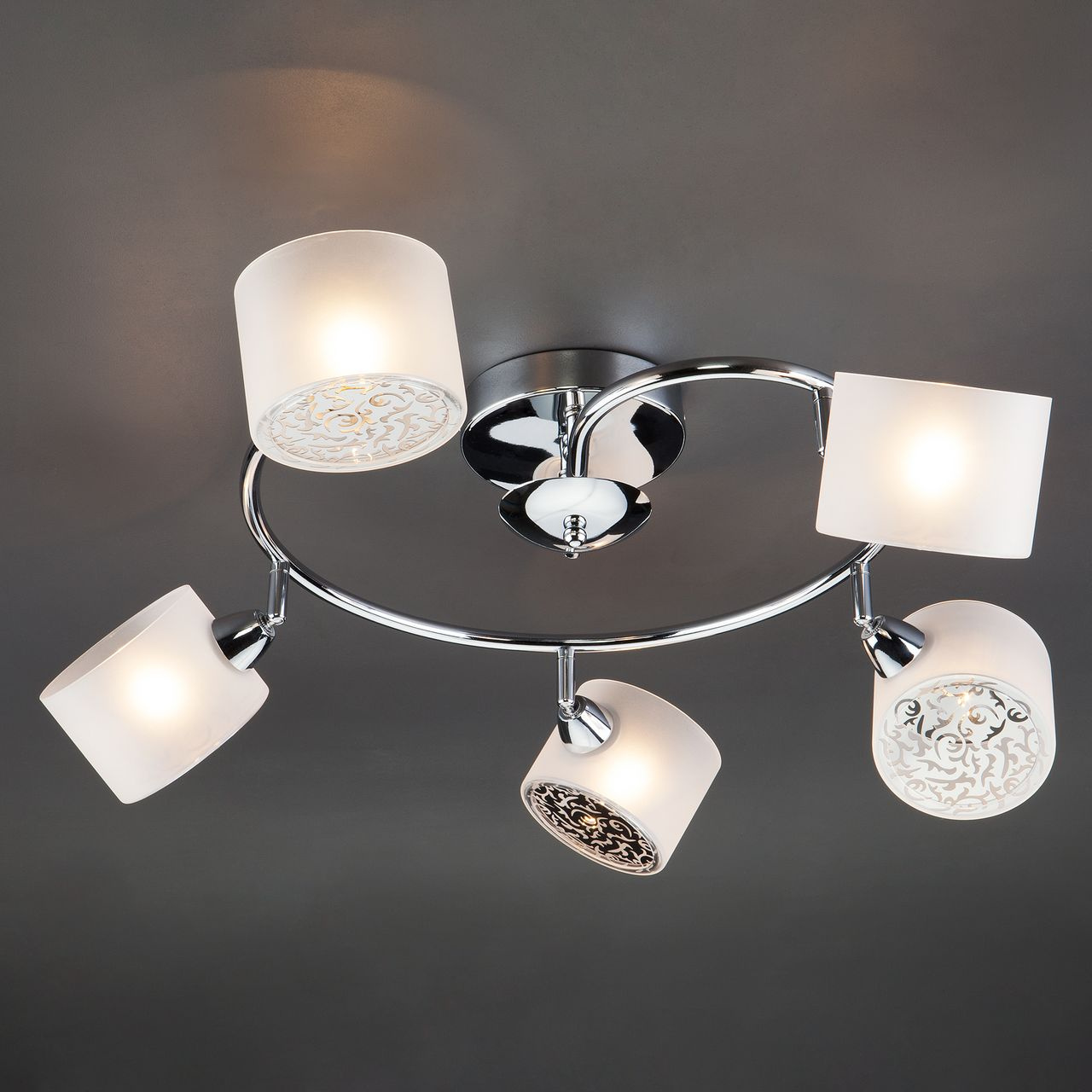 Потолочная люстра Eurosvet Areta 70088/5 хром