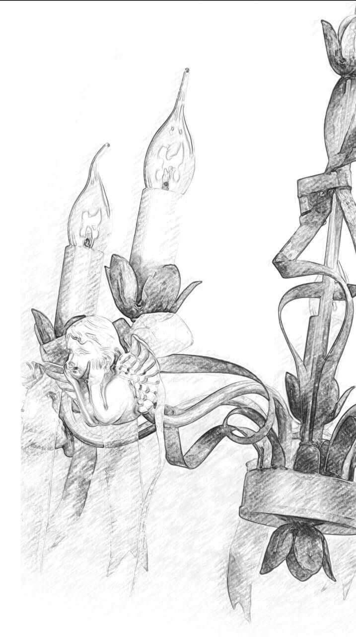 Подвесная люстра Lucia Tucci Angelo 147.3 Ivory