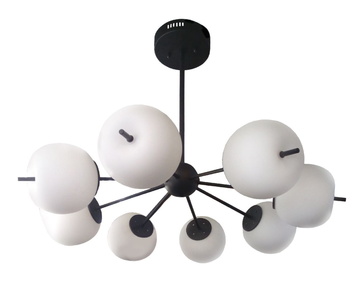 Люстра на штанге Elvan LU-9326/8-6W-WW-BkWh