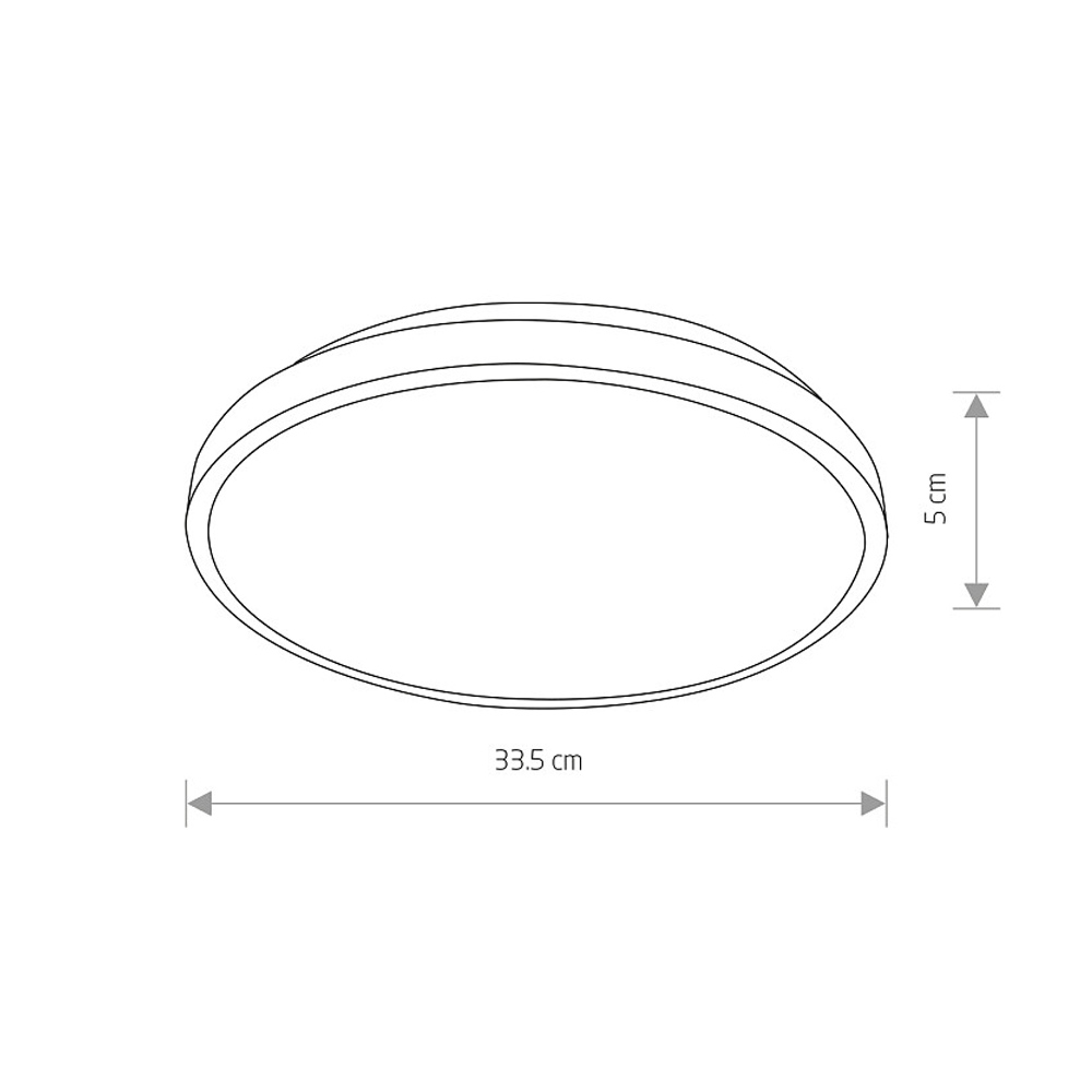 Потолочный cветильник Nowodvorski Agnes Round Led Pro Black 10971