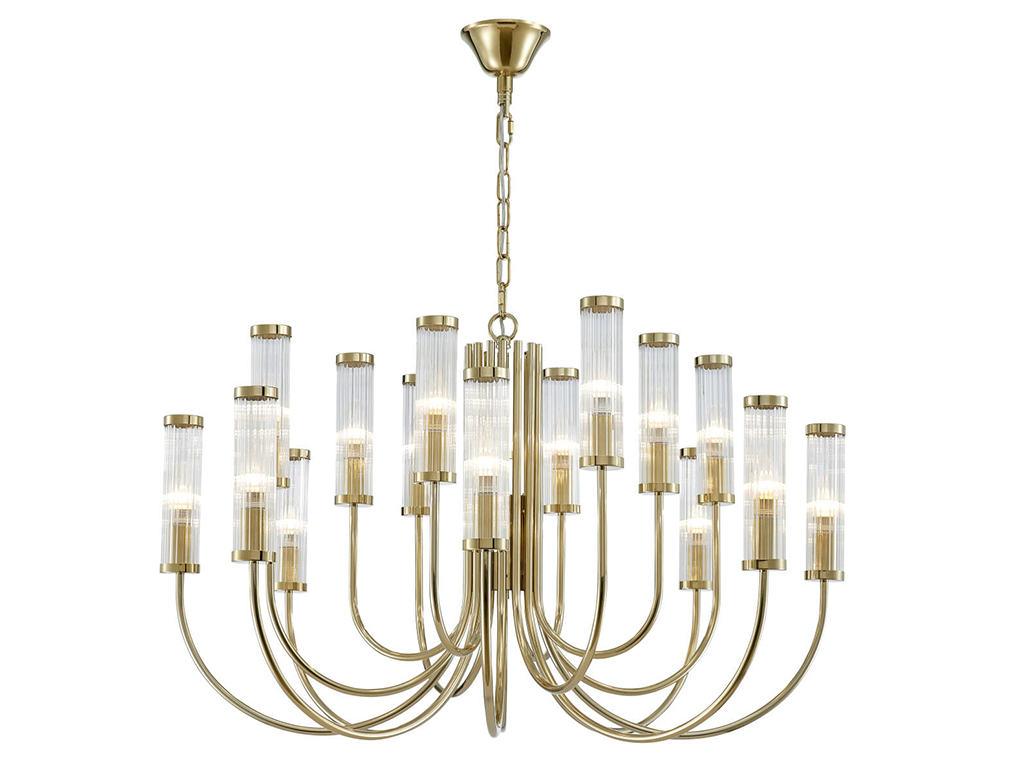 Подвесная люстра Newport 4558+4+4/C gold М0069317