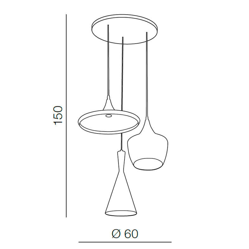 Подвесная люстра Azzardo Mix AZ1338
