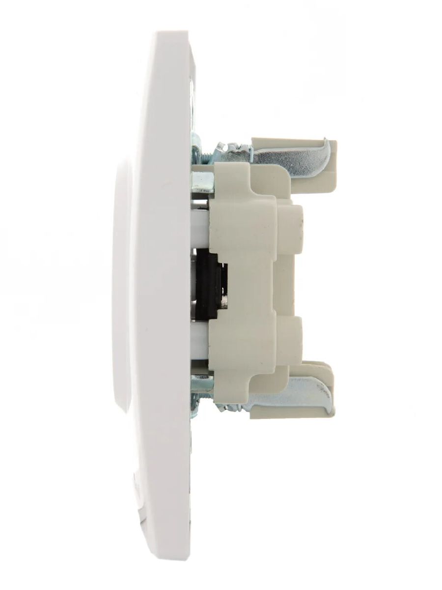 Розетка двойная б/з Lezard Karina 707-0200-128B