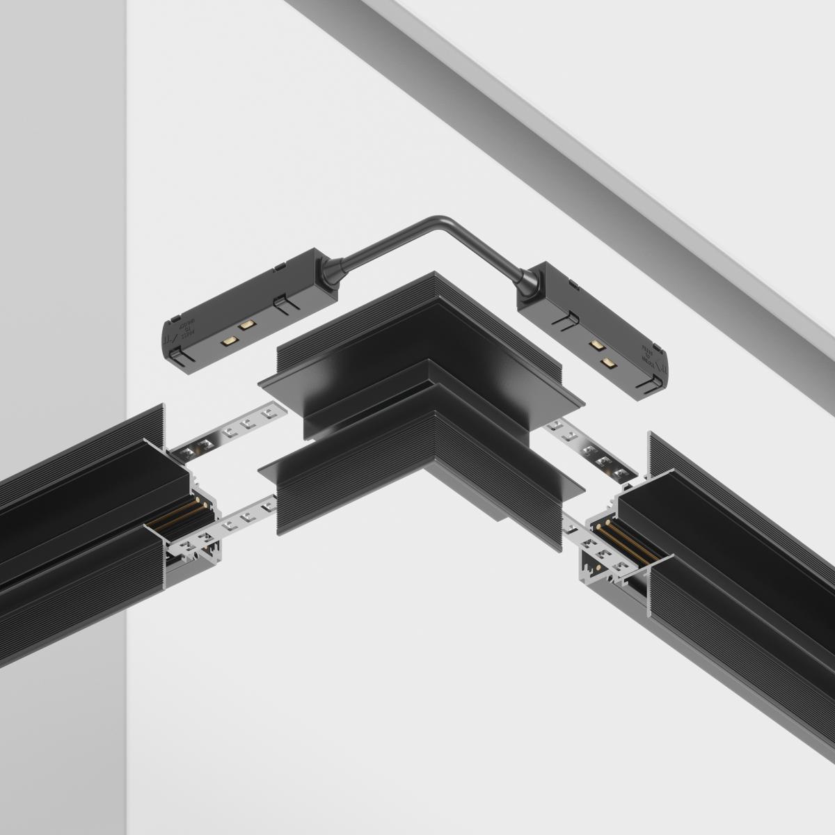 Коннектор для трека Maytoni Technical Accessories for tracks Gravity TRX010OCL-22B