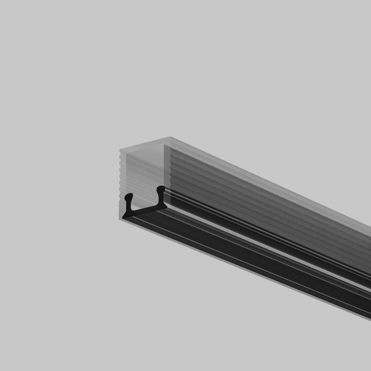 Рассеиватель для профиля 08×09 Maytoni Led Strip ALM-0809-B-DF-2M 642018