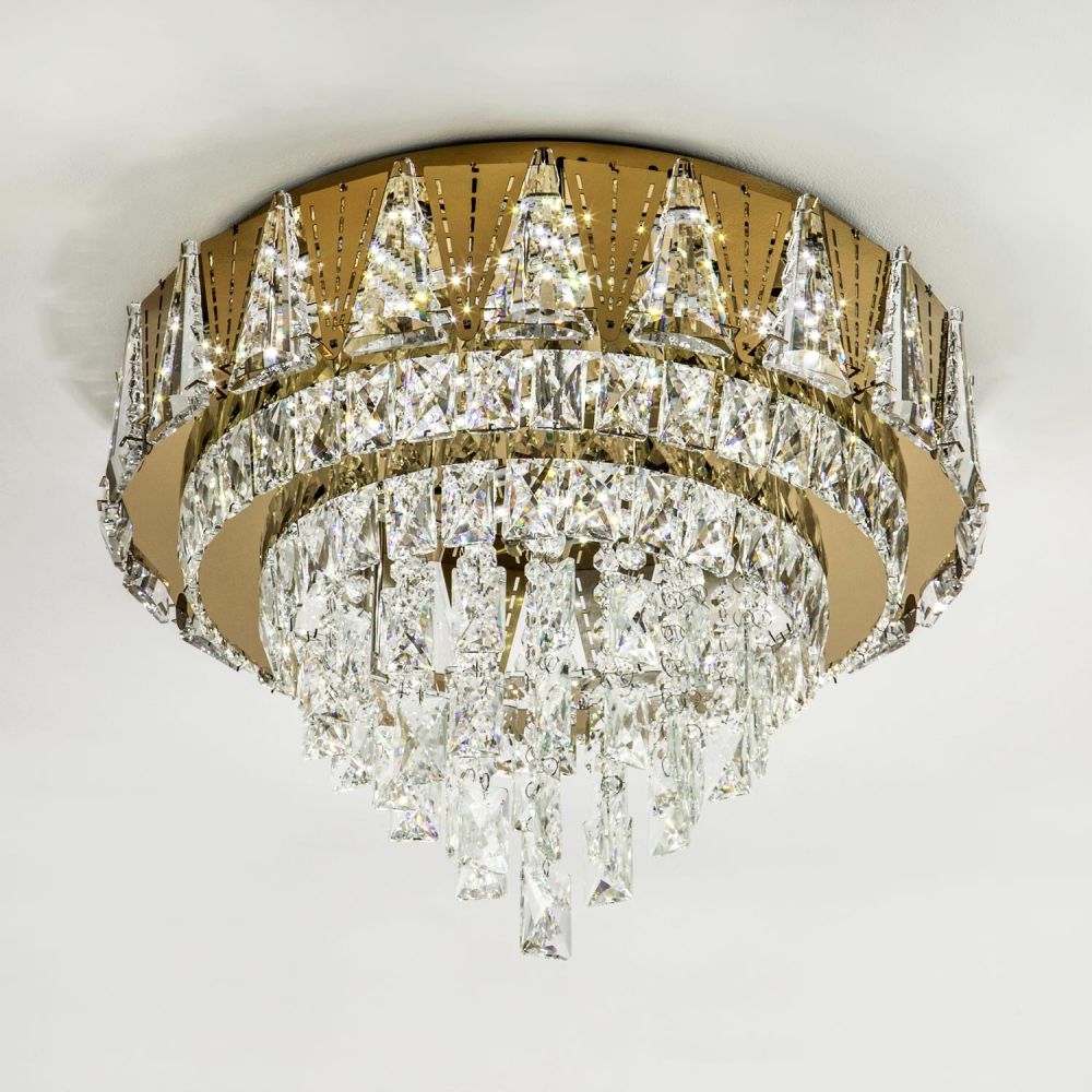 Потолочная люстра LED4U L9437-500 GD с УД