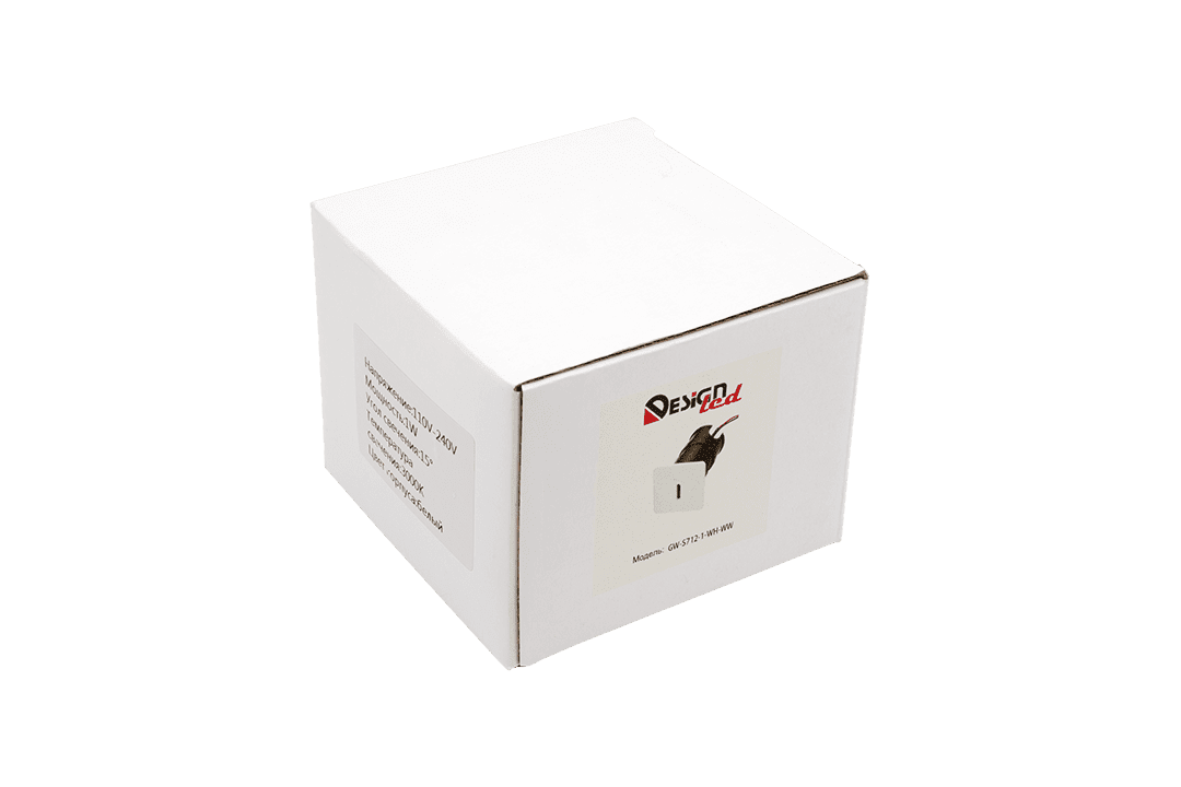 Подсветка ступеней лестницы DesignLed GW-S712-3-WH-WW 003028
