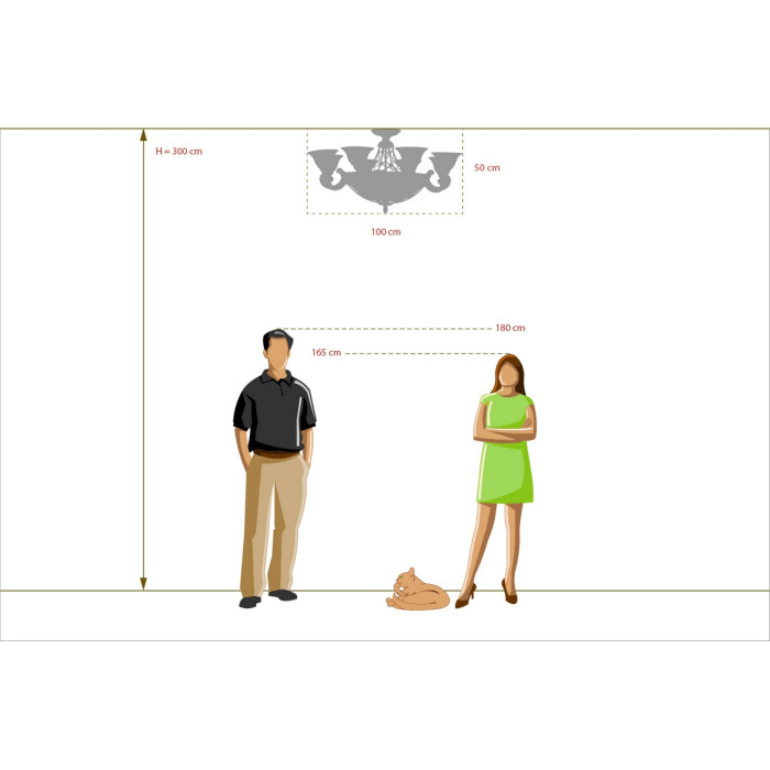 Потолочная люстра Chiaro Айвенго 382012812