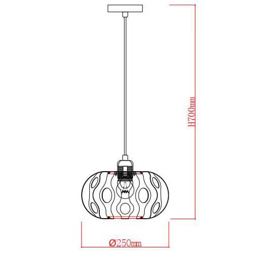 Подвесной светильник Rivoli Mitzi 4079-201 Б0047917